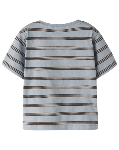 Name It - NMMVoby T-Shirt - Blue Fog / Chestnut